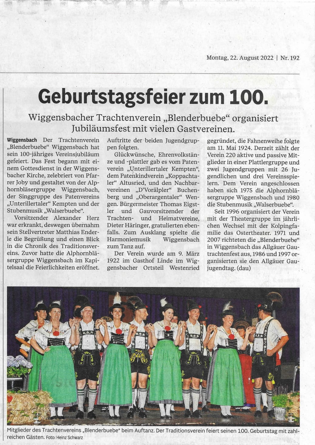 Trachtenverein "Blenderbuebe" Wiggensbach e.V.